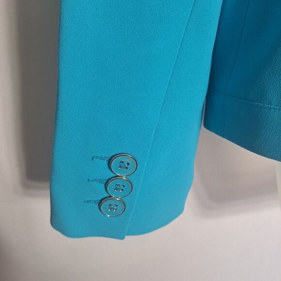 Trina Turk Womens Blazer Classic Modley Career Officecore Preppy Bridal Sz 8 - Picture 7 of 14